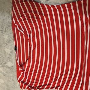 Stylish White and Red  Blouse